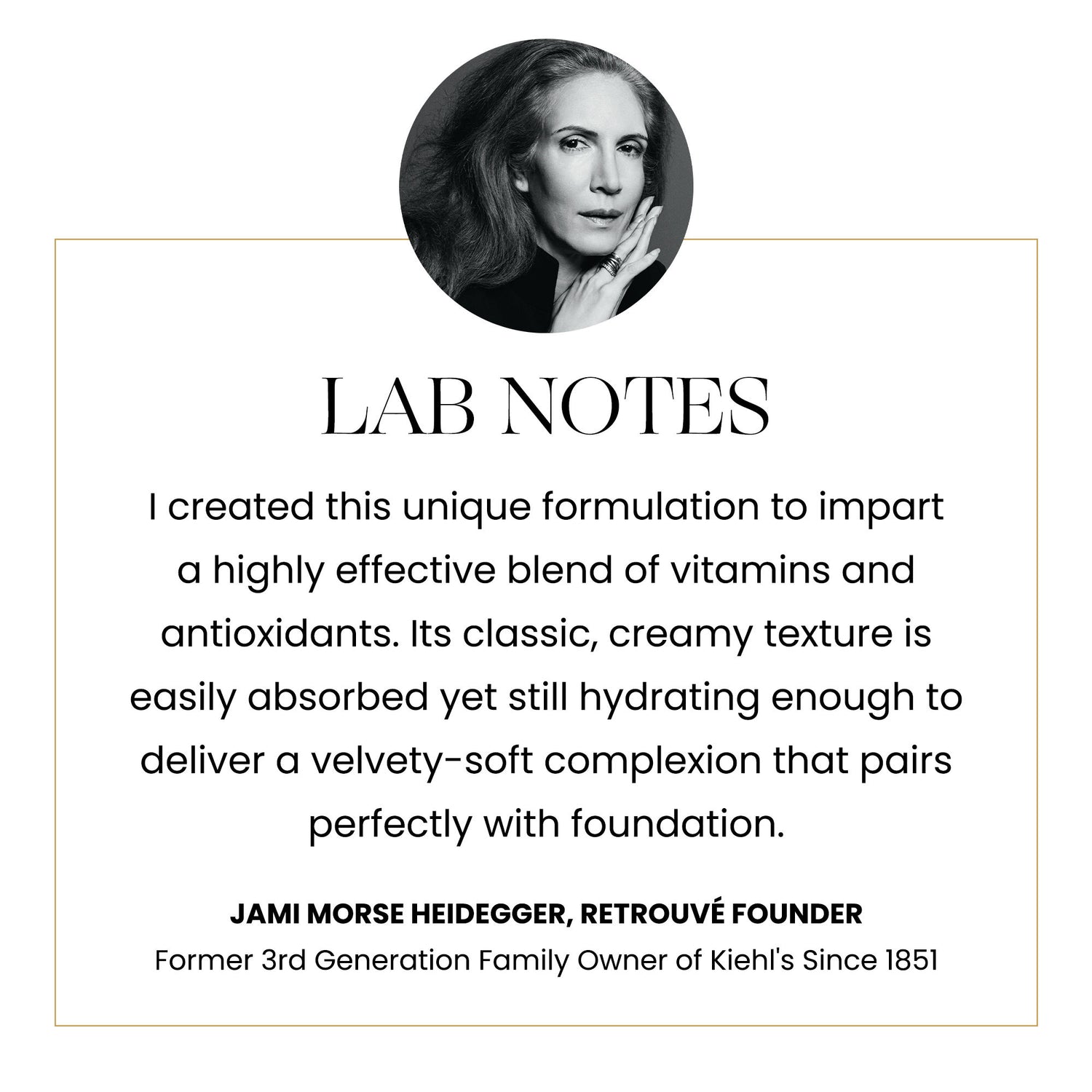 Lifestyle image of Retrouvé Dynamic Nourishing Face Cream variant: 0.5 oz