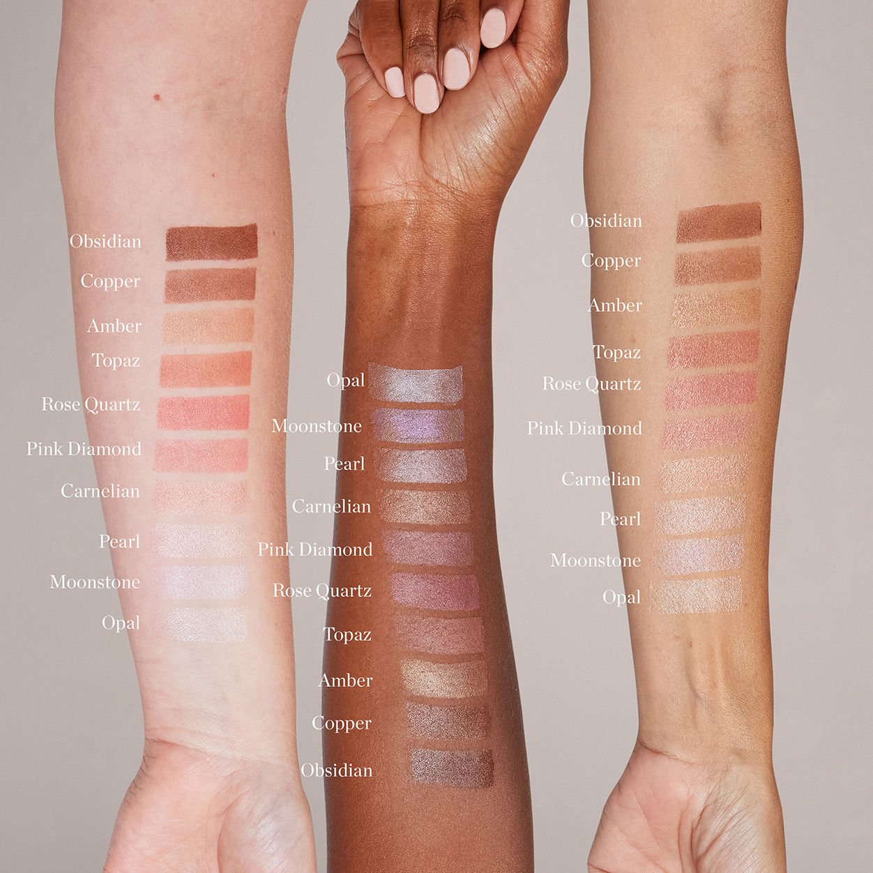 An arm swatch of Ogee Sculpted Face Stick variant: Opal