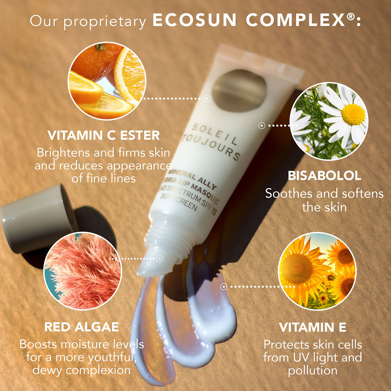 Information related to Soleil Toujours Mineral Ally Hydra Lip Masque SPF 15