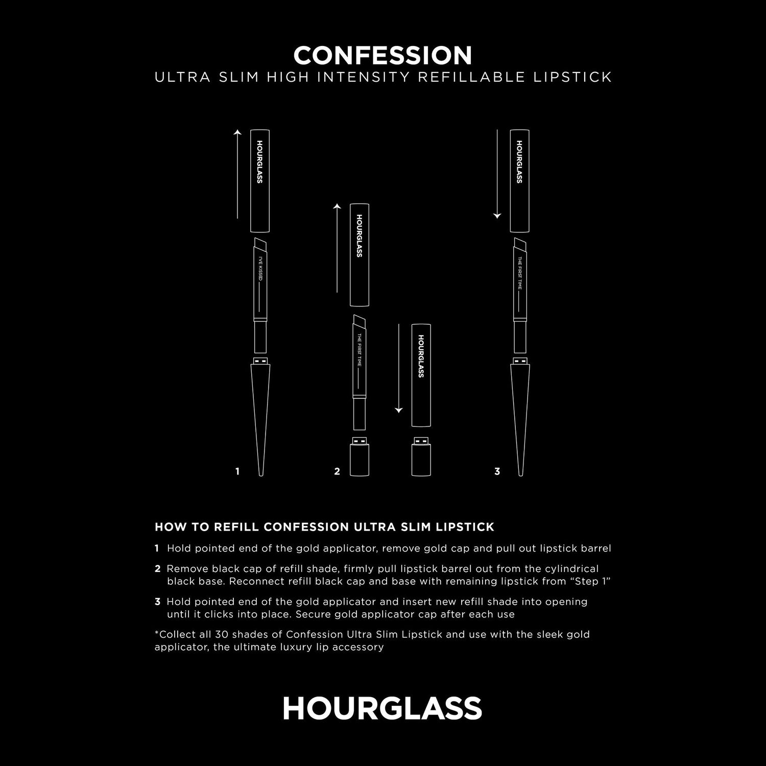 Information related to Hourglass Confession Ultra Slim High Intensity Lipstick Refill