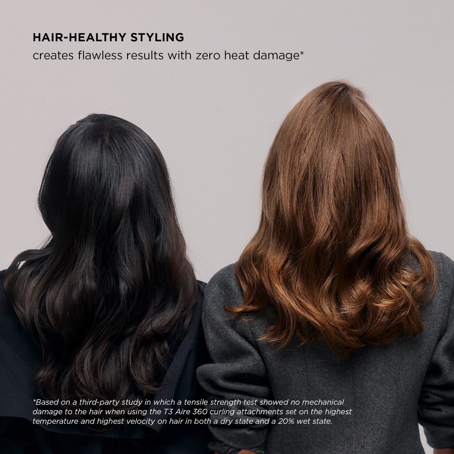 A shade comparison of T3 T3 Aire 360 Ceramic Air Styler Blowout Kit Dual Voltage