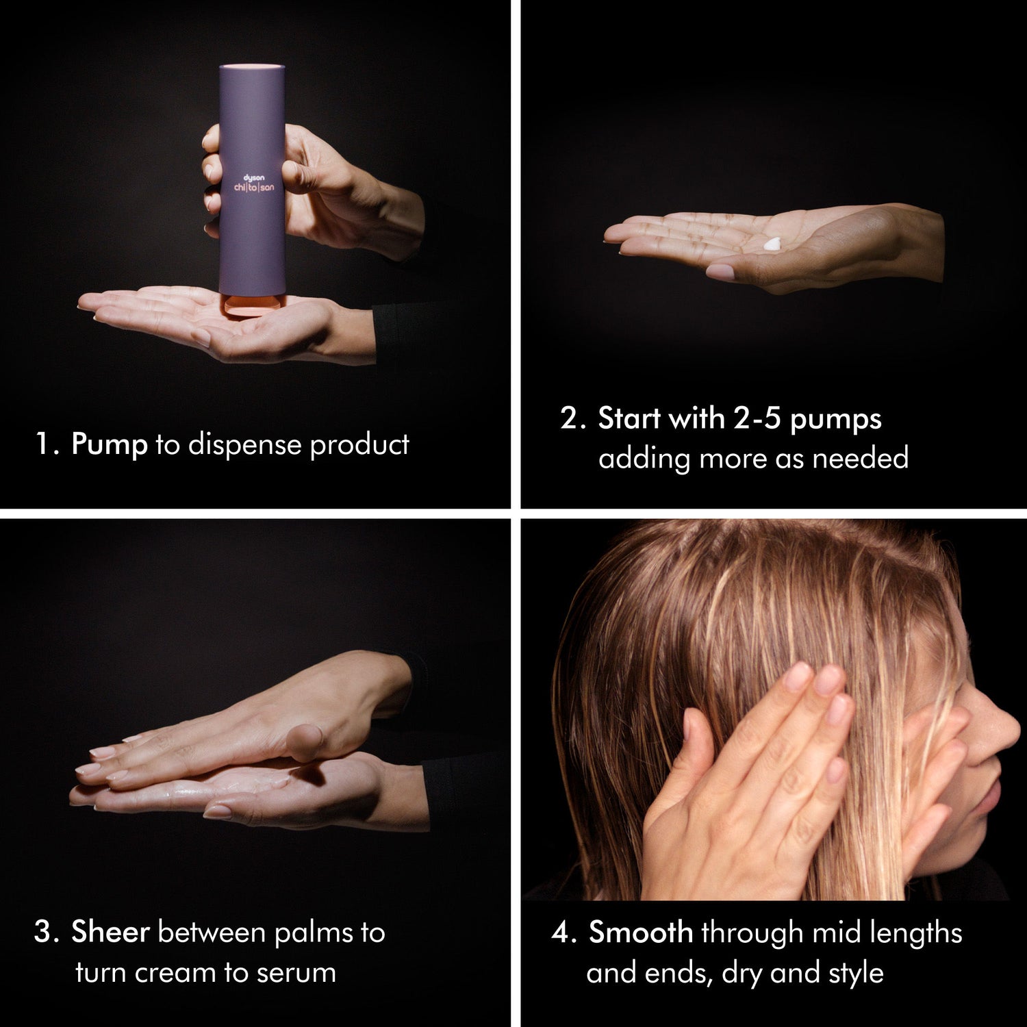 Information related to Dyson Chitosan Pre-Style Cream Straight to Wavy Light Conditioning