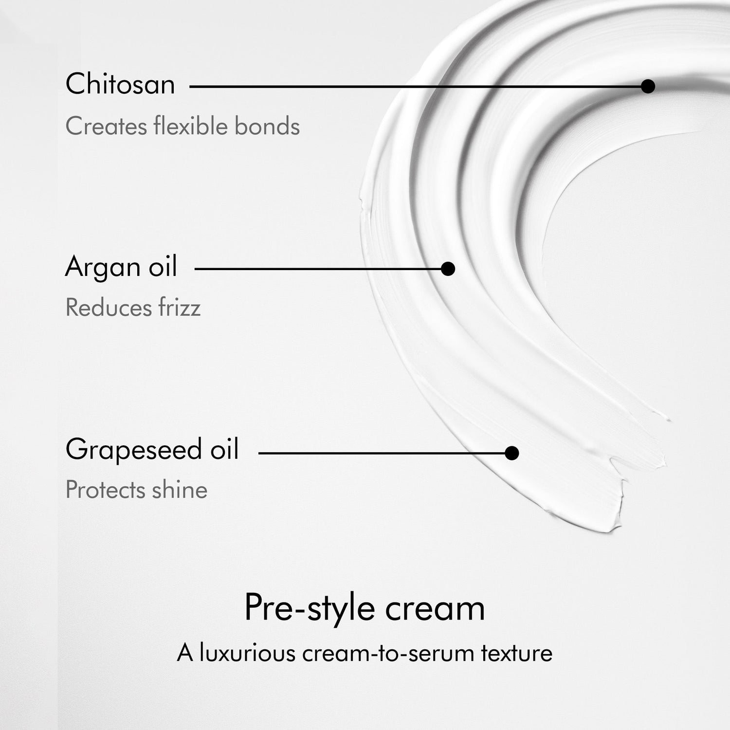 Swatch image of Dyson Chitosan Pre-Style Cream Curly to Coily Light Conditioning