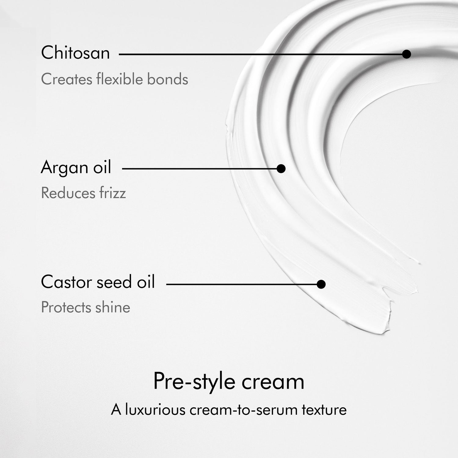 Lifestyle image of Dyson Chitosan Pre-style Cream Curly to Coily Rich Conditioning variant: 3.38 fl oz