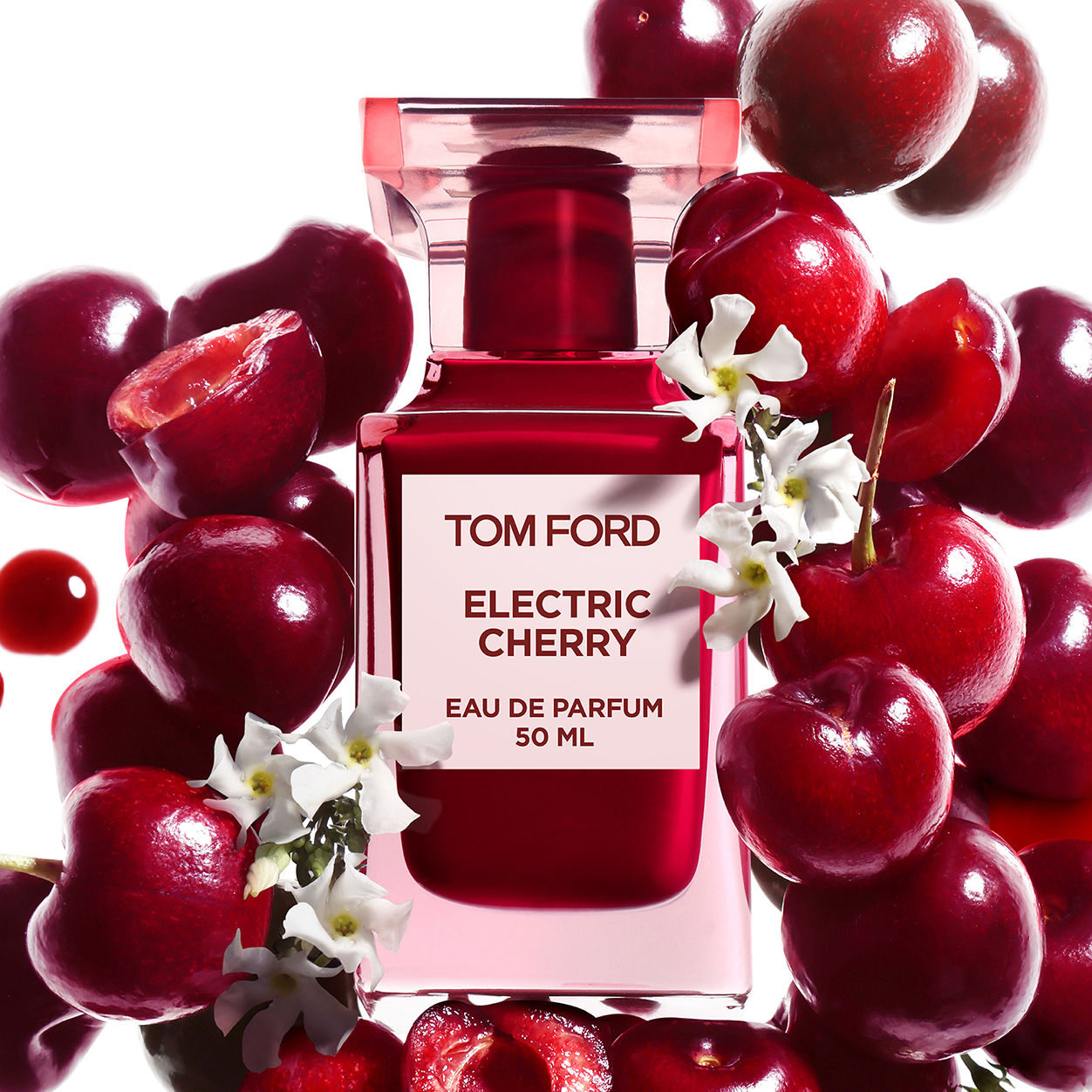 Lifestyle image of Tom Ford Electric Cherry Eau de Parfum variant: 1.7 fl oz