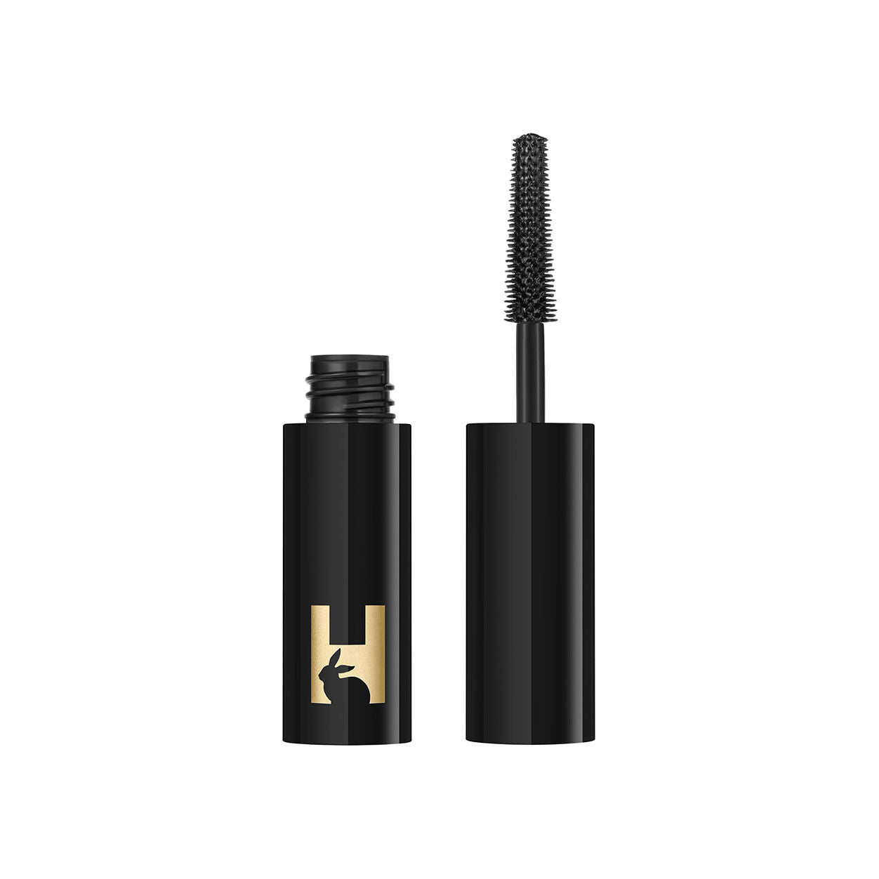 Image of an open Hourglass Unlocked Instant Extensions Mascara variant: Ultra Black Travel Size