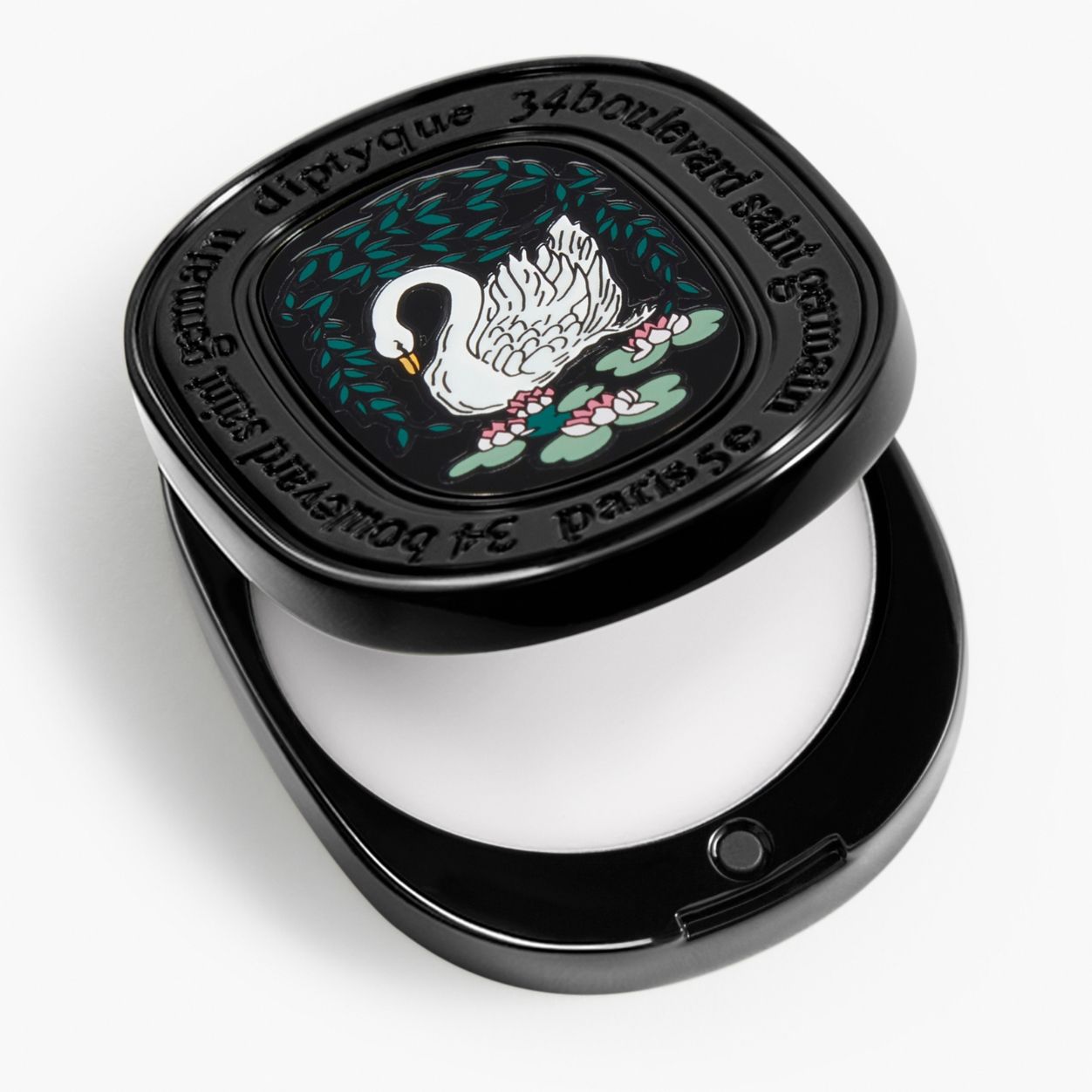 Image of an open Diptyque L'Ombre dans l'Eau Solid Perfume variant: 0.1 oz