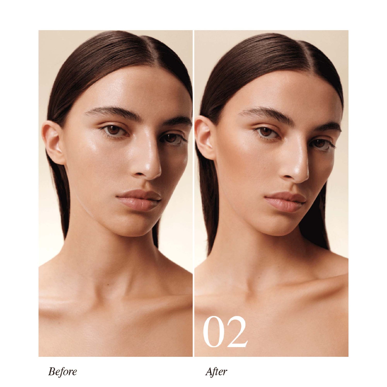 Model image of Victoria Beckham Beauty Matte Bronzer Refill variant: 02