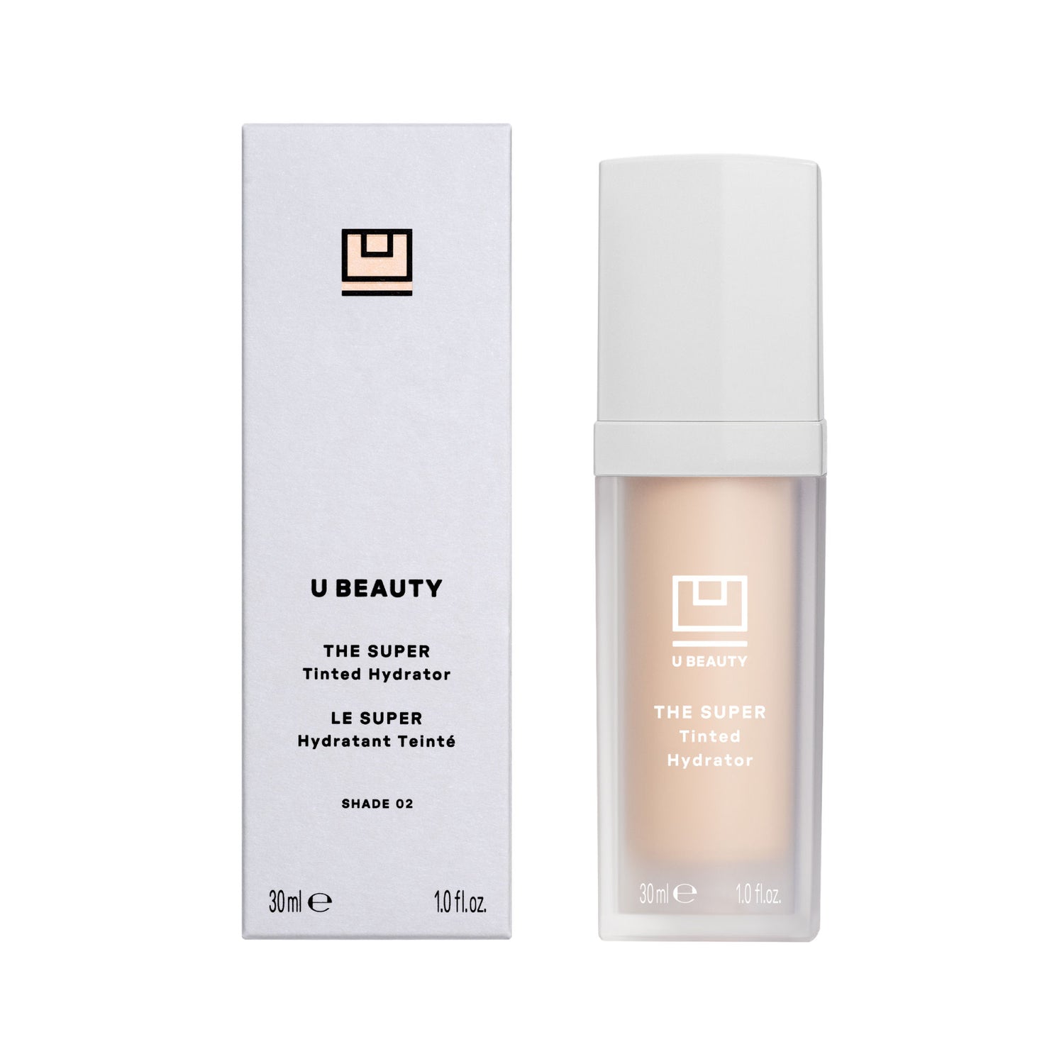 Image of the U Beauty Super Tinted Hydrator variant: 02 box