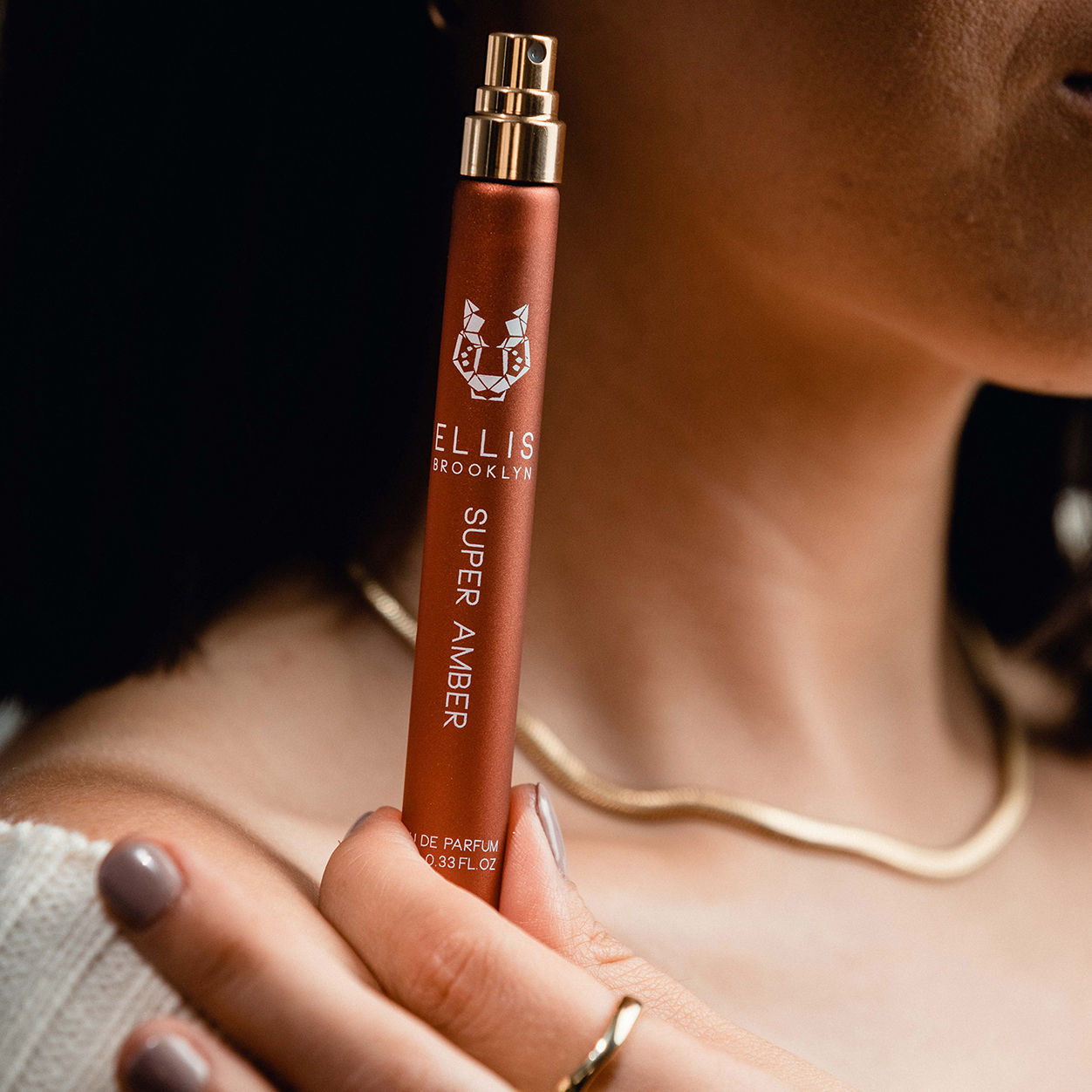 Model image of Ellis Brooklyn Super Amber Eau de Parfum variant: 0.33 fl oz