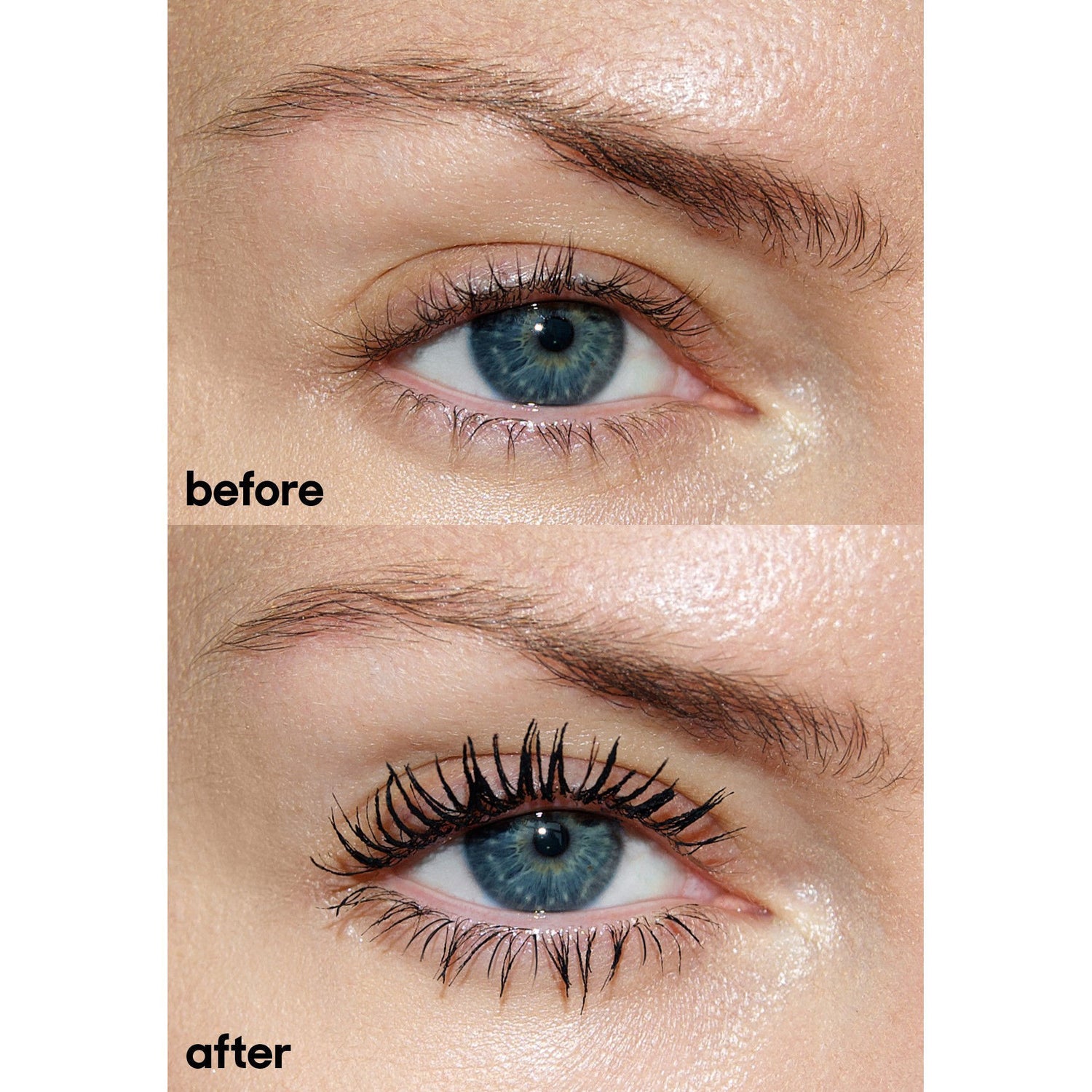 Before and after results of using Neen Pretty Extra Mascara variant: 0.34 oz