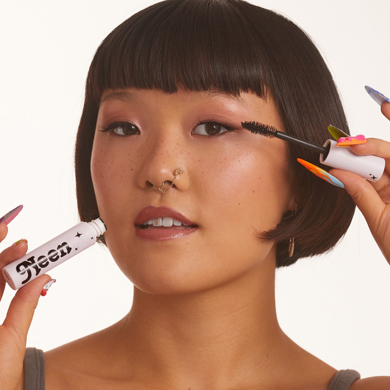 Model image of Neen Pretty Extra Mascara variant: 0.34 oz