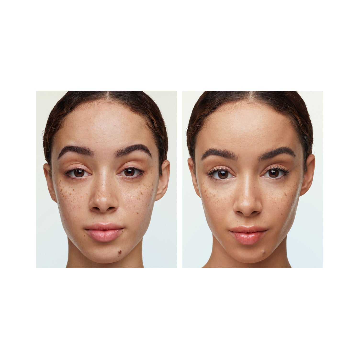 Before and after results of using variant: 06