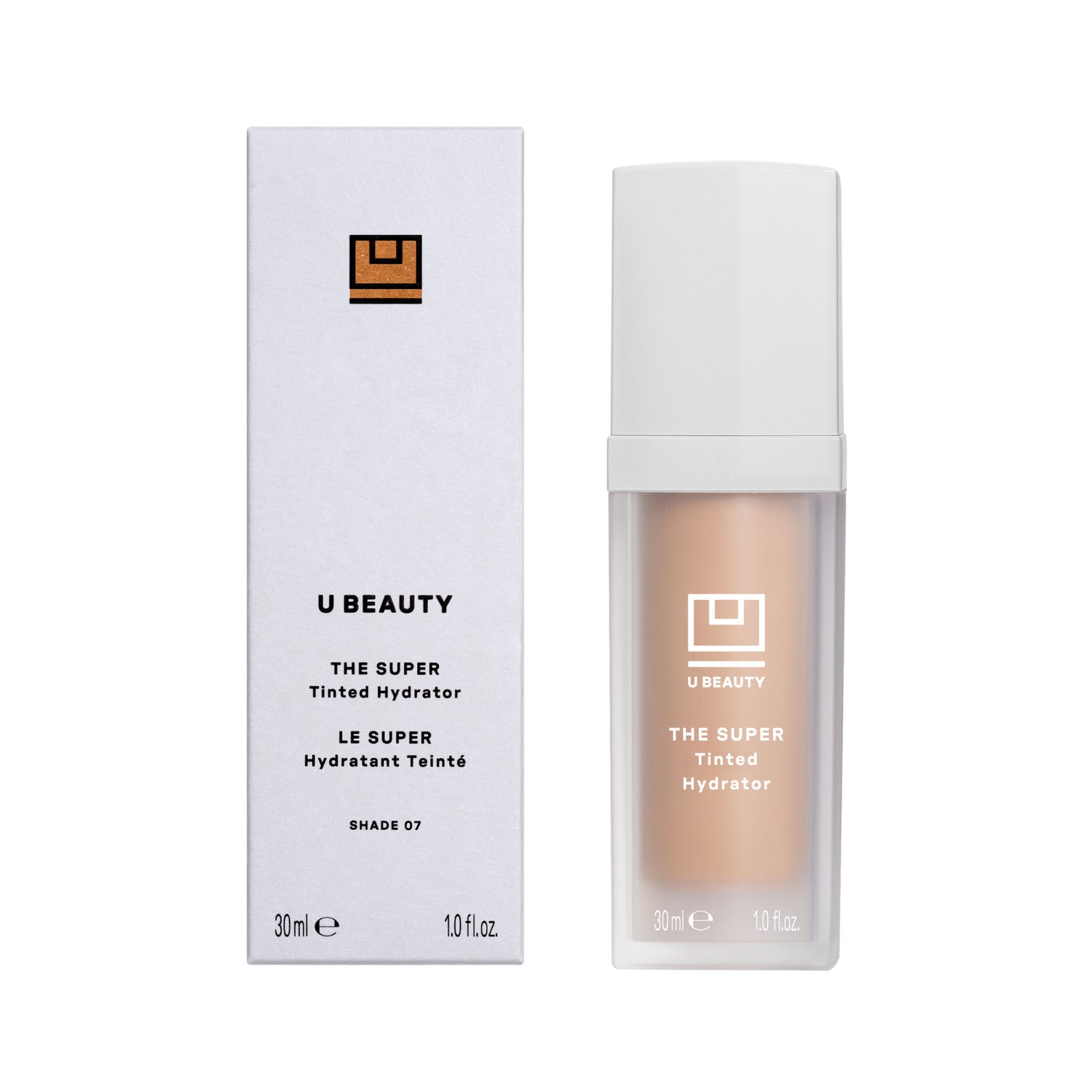 Image of the U Beauty Super Tinted Hydrator variant: 07 box