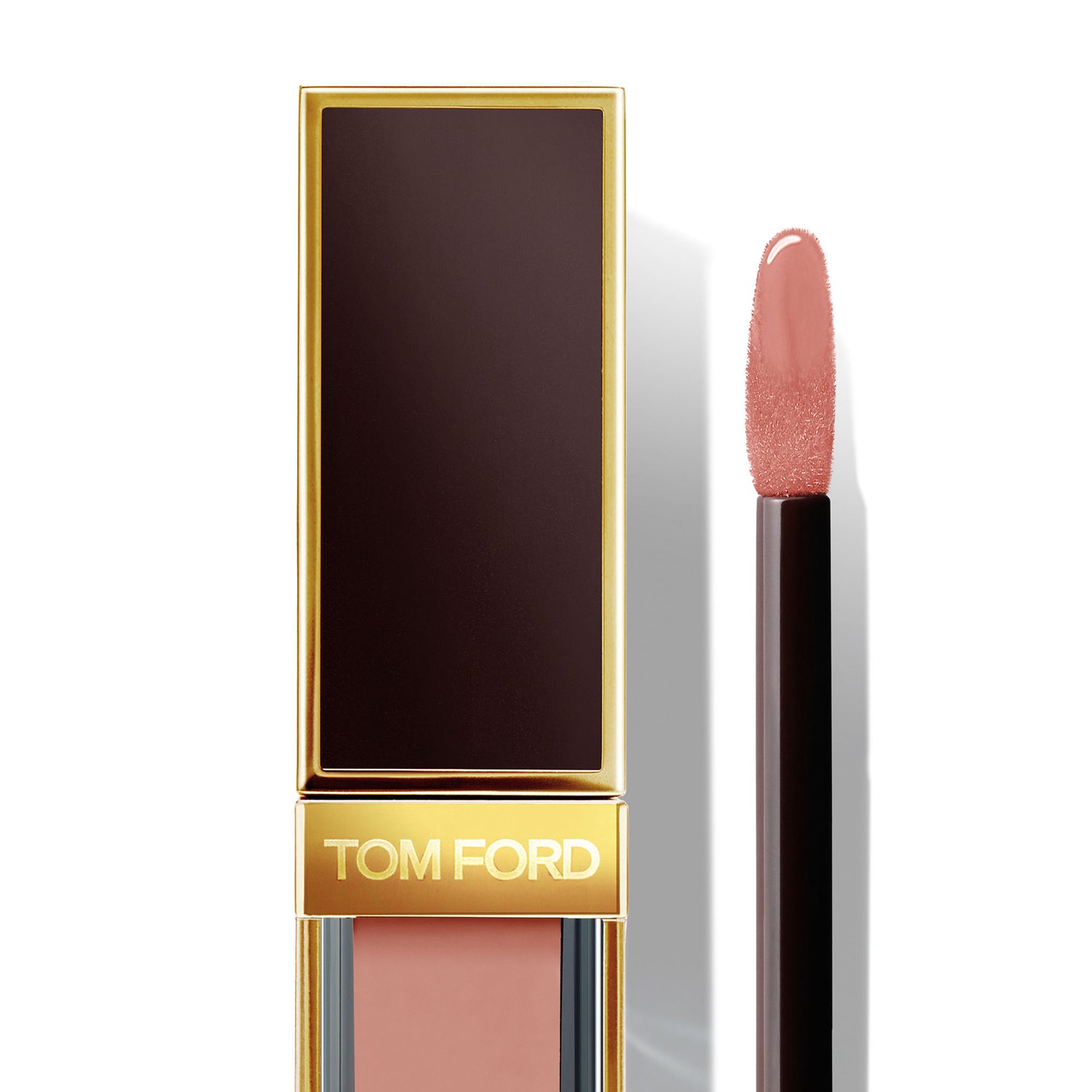 Image of an open Tom Ford Gloss Luxe Lip with Hydrating Jojoba Oil variant: 09 Aura