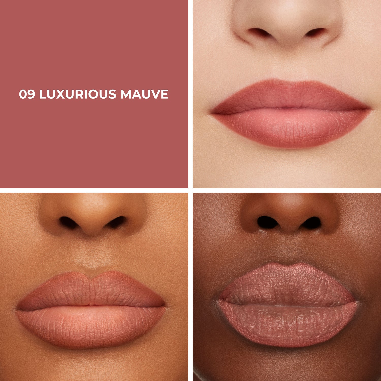 Model image of Laura Mercier Caviar Perfecting Lip Liner variant: 09 Luxurious Mauve