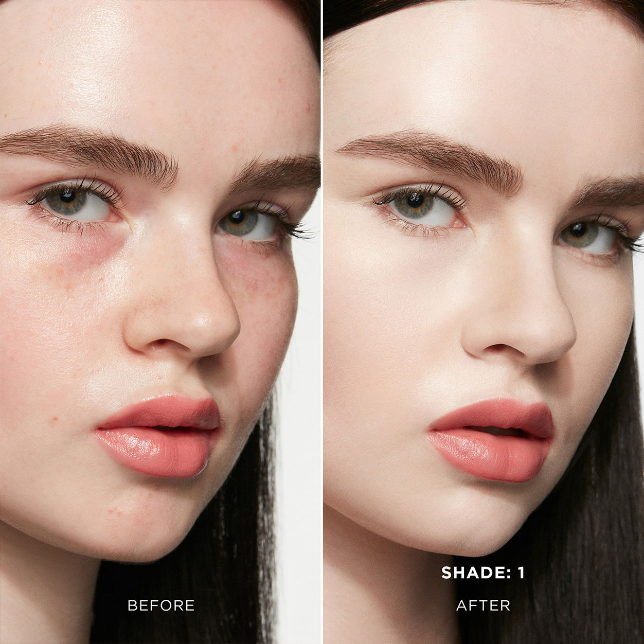 Before and after results of using variant: 1