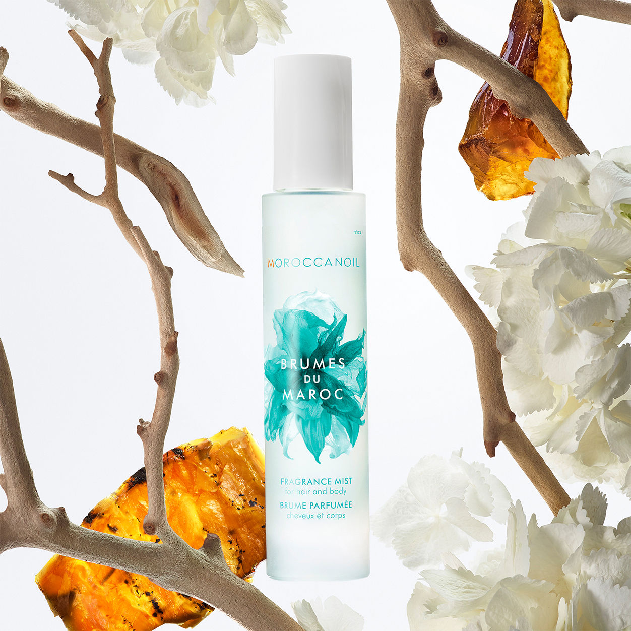 Lifestyle image of Moroccanoil Hair and Body Fragrance Mist variant: 3.4 fl oz