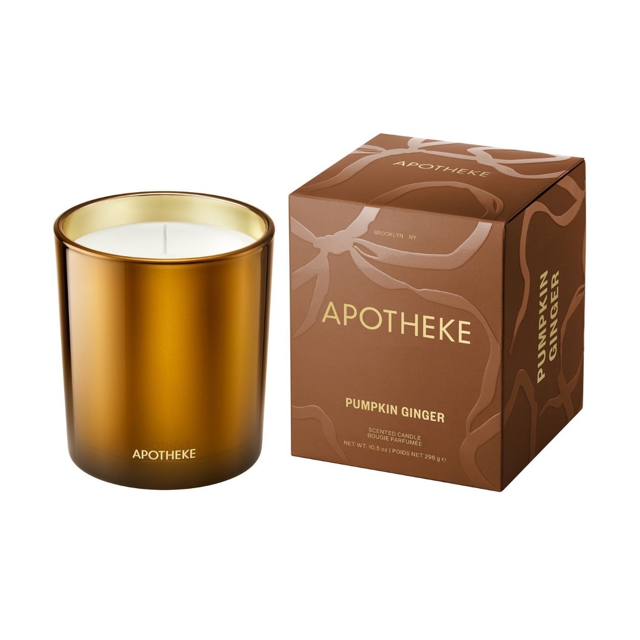 Apotheke Pumpkin Ginger Scented Candle (Limited Edition) variant: 10.5 oz (Classic) main image