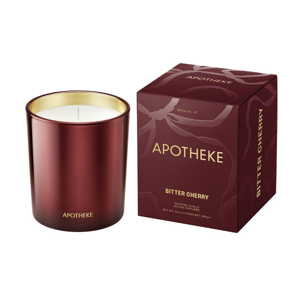 Apotheke Bitter Cherry Scented Candle (Limited Edition) variant: 10.5 oz (Classic) main image