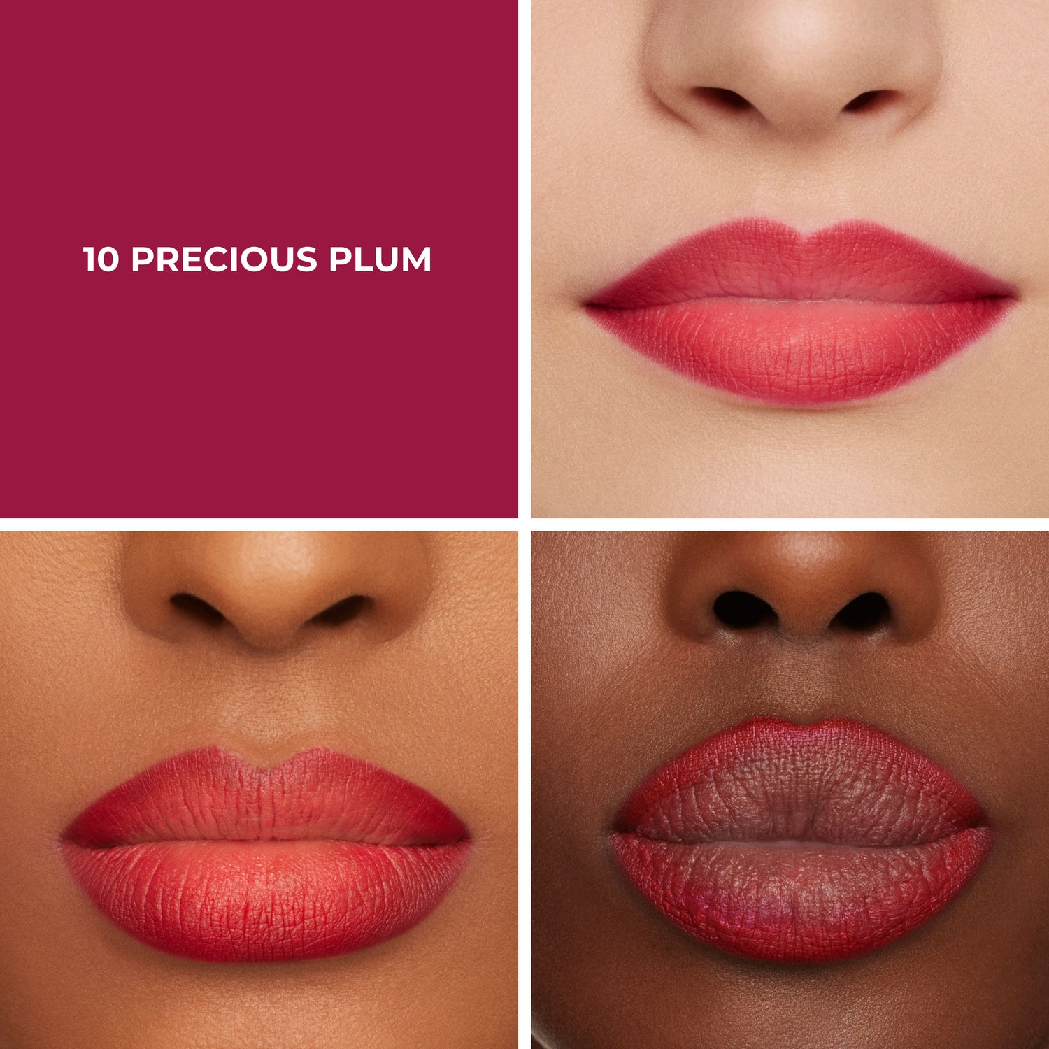 Model image of Laura Mercier Caviar Perfecting Lip Liner variant: 10 Precious Plum