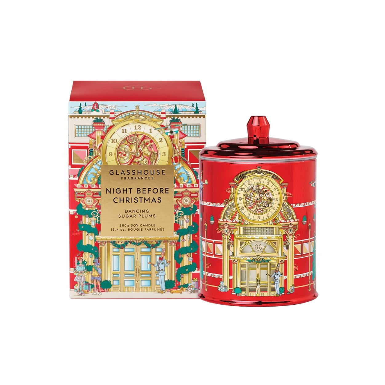 Glasshouse Night Before Christmas Candle variant: 13.4 oz (Classic) main image