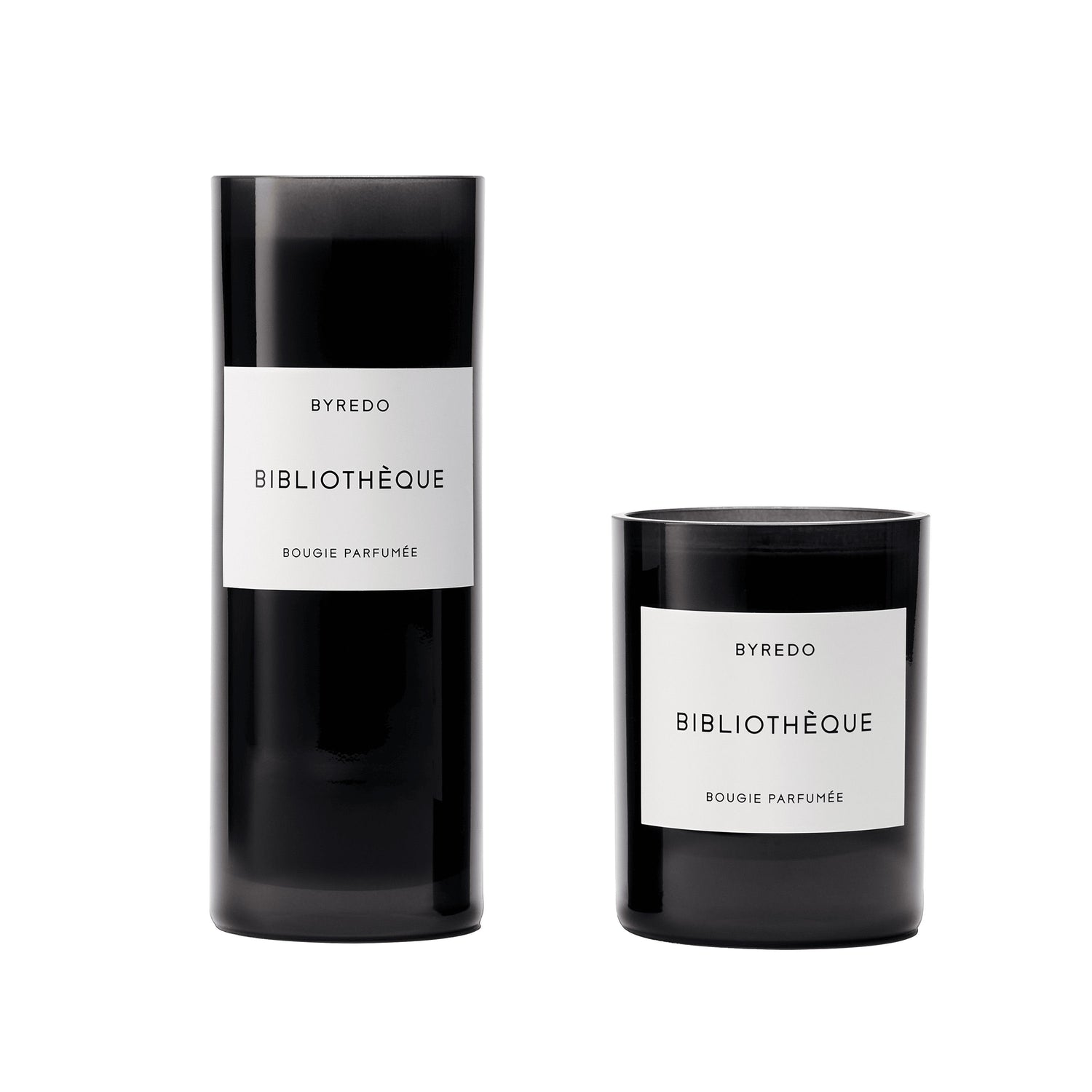 Image of an open Byredo Bibliothèque Candle variant: 14 oz