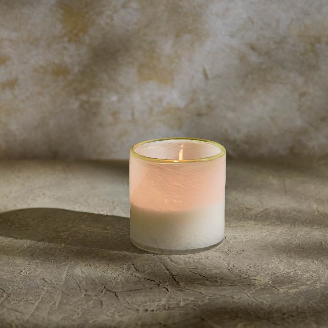 Lifestyle image of Lafco Feu de Bois Candle variant: 15.5 oz (Signature)