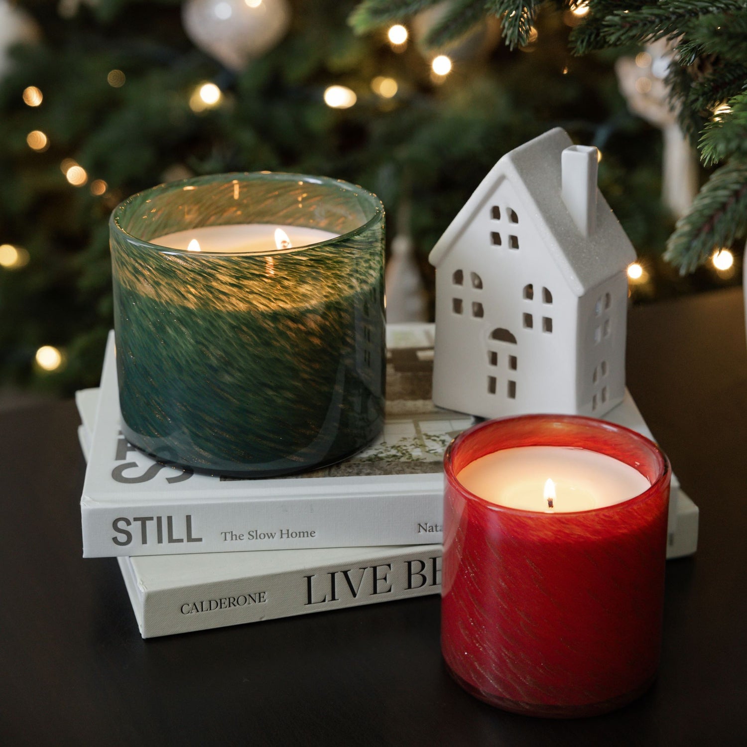 Lifestyle image of Lafco Absinthe Plum Candle (Limited Edition) variant: 15.5 oz (Signature)