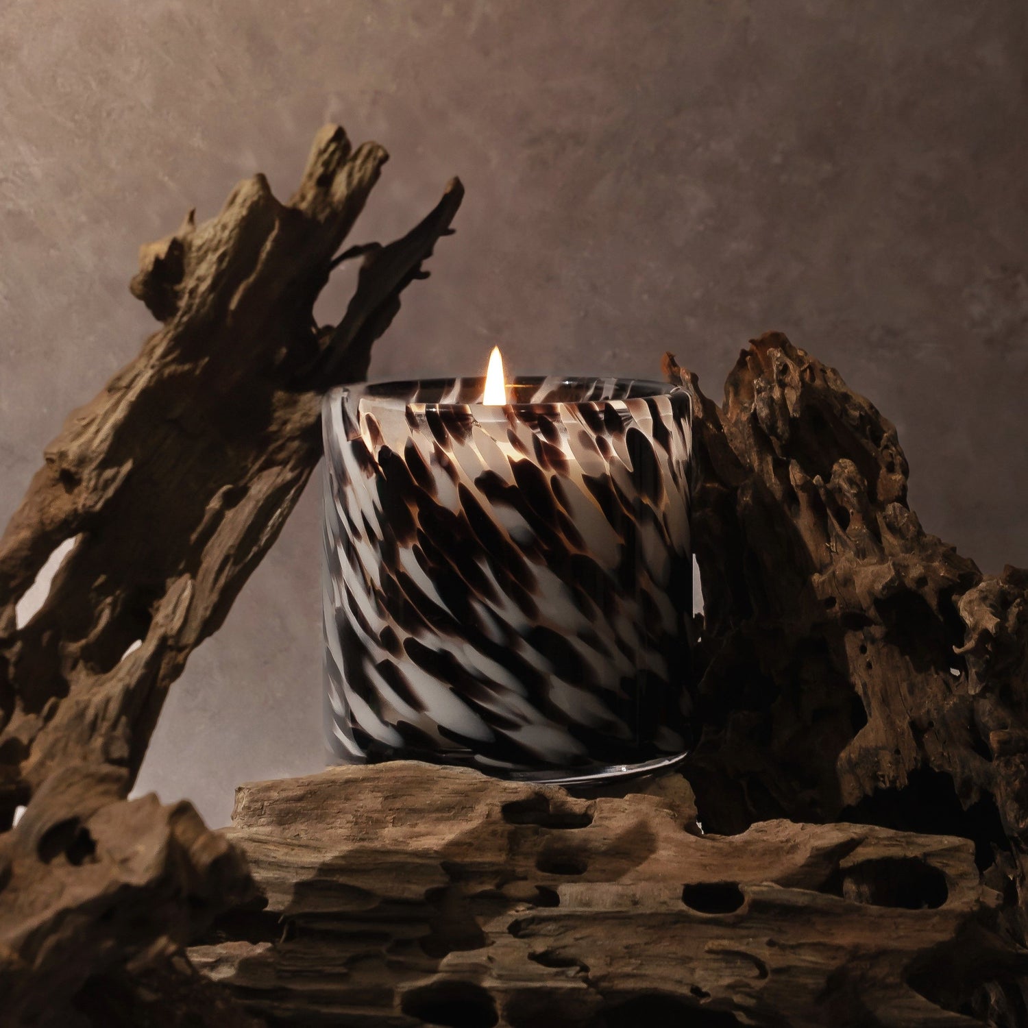 Lifestyle image of Lafco Saffron Sandalwood Candle variant: 15.5 oz (Signature)