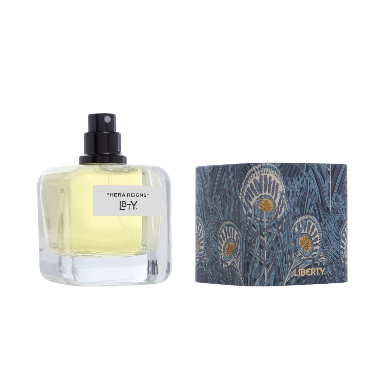 Image of an open Liberty LBTY. Hera Reigns Eau De Parfum variant: 1.69 fl oz