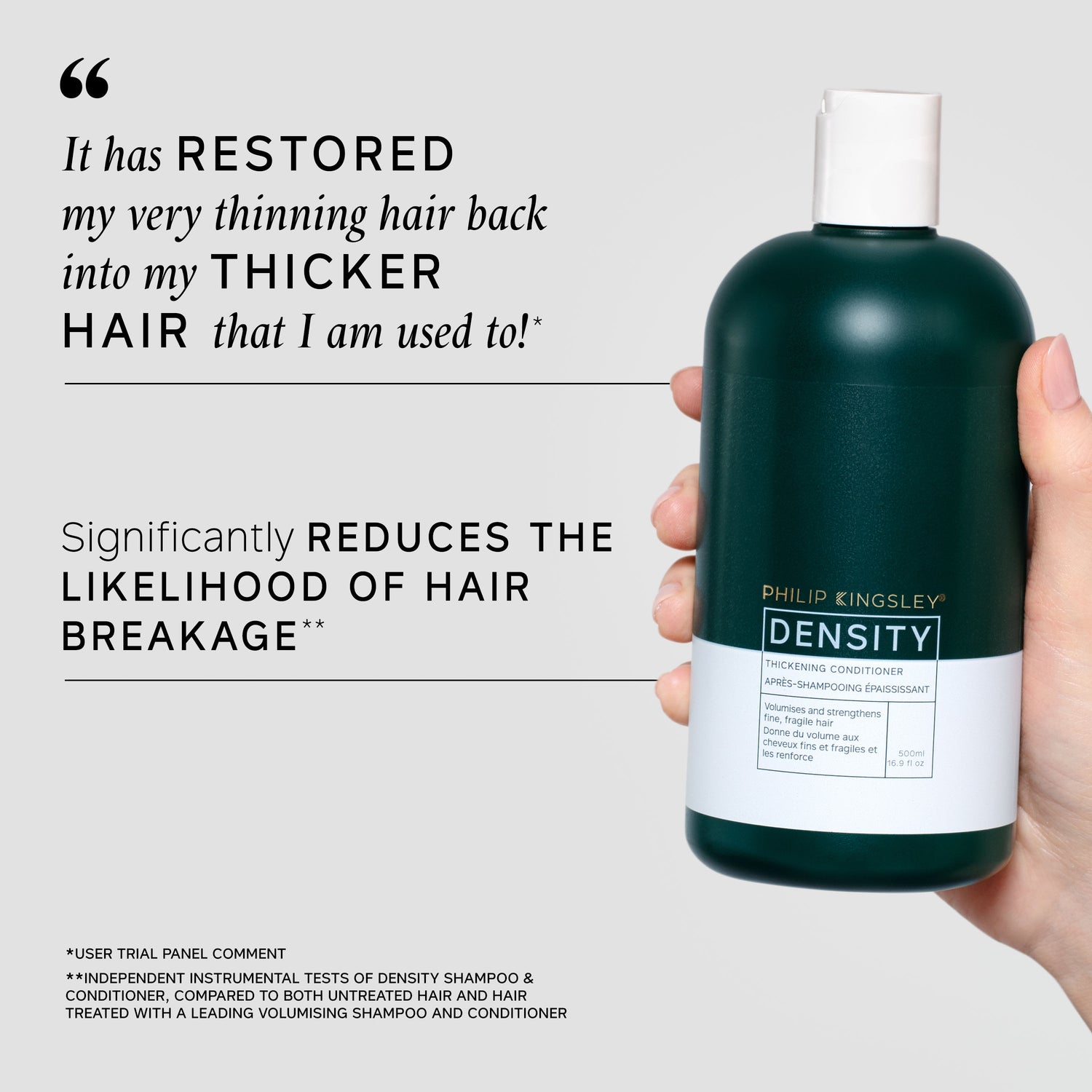 Information related to Philip Kingsley Density Thickening Conditioner 500ml