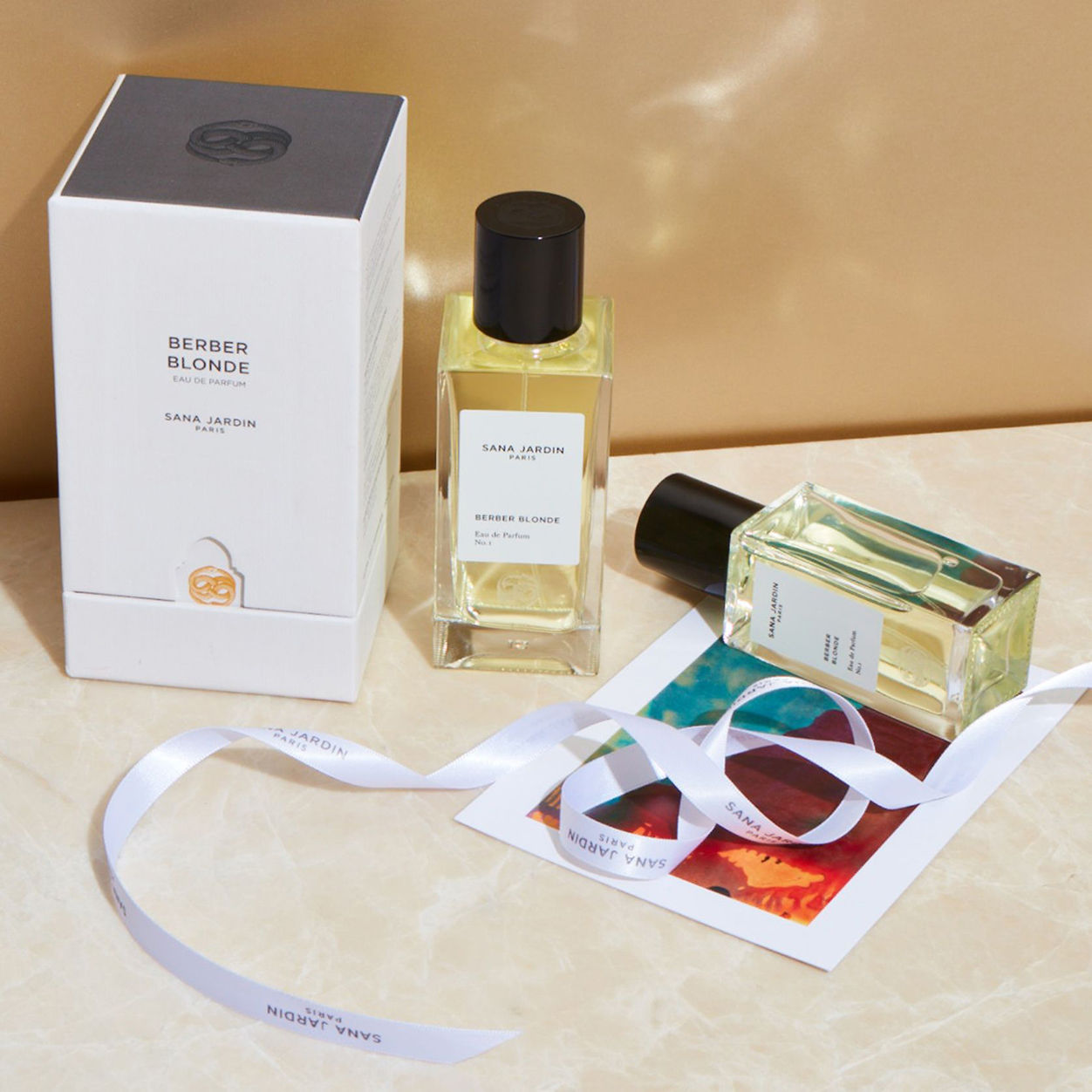 Lifestyle image of Sana Jardin Berber Blonde Eau De Parfum variant: 1.7 fl oz