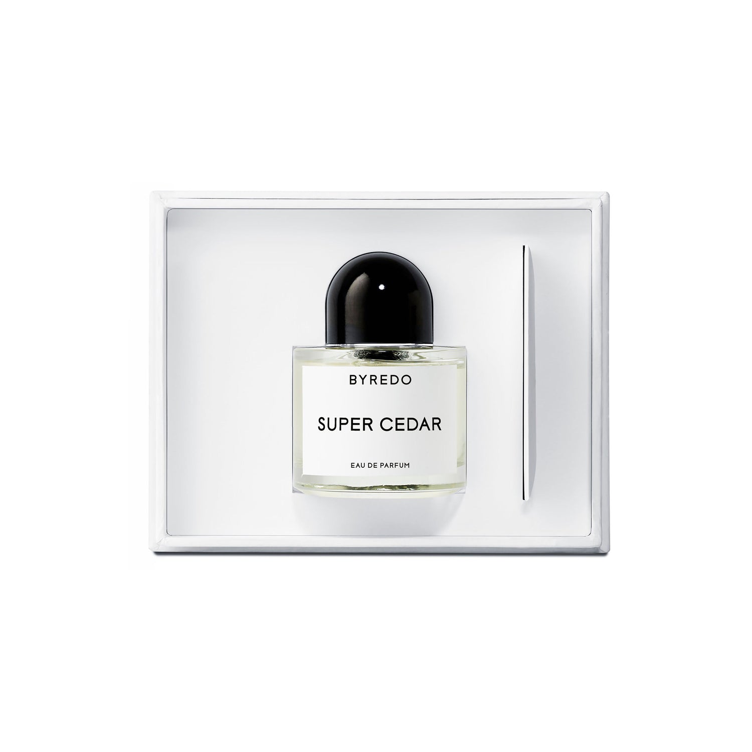 Image of the Byredo Super Cedar Eau de Parfum variant: 1.7 fl oz box