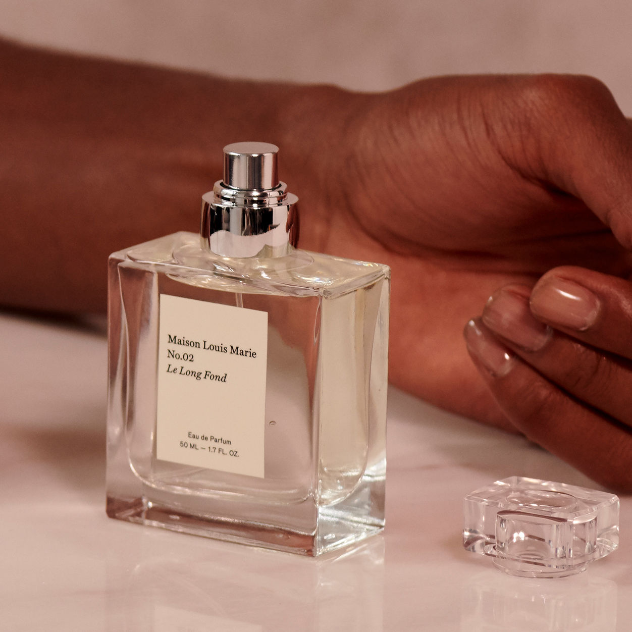 Lifestyle image of Maison Louis Marie No.02 Le Long Fond Eau de Parfum variant: 1.7 fl oz