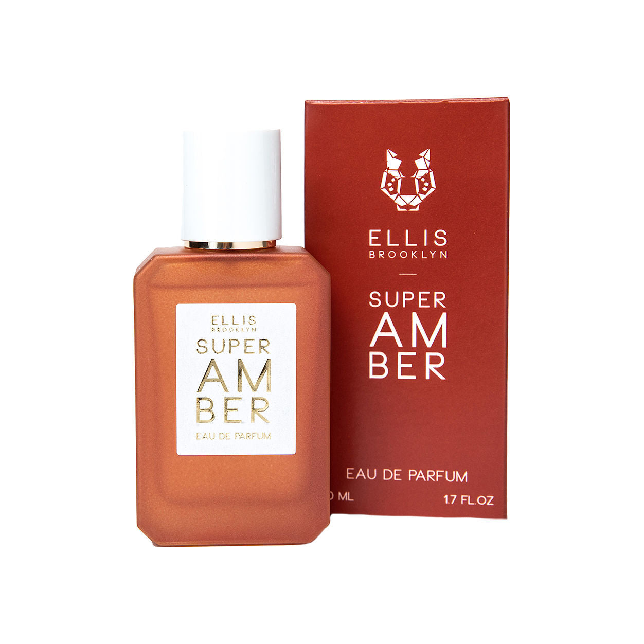 Image of the Ellis Brooklyn Super Amber Eau de Parfum variant: 1.7 fl oz box