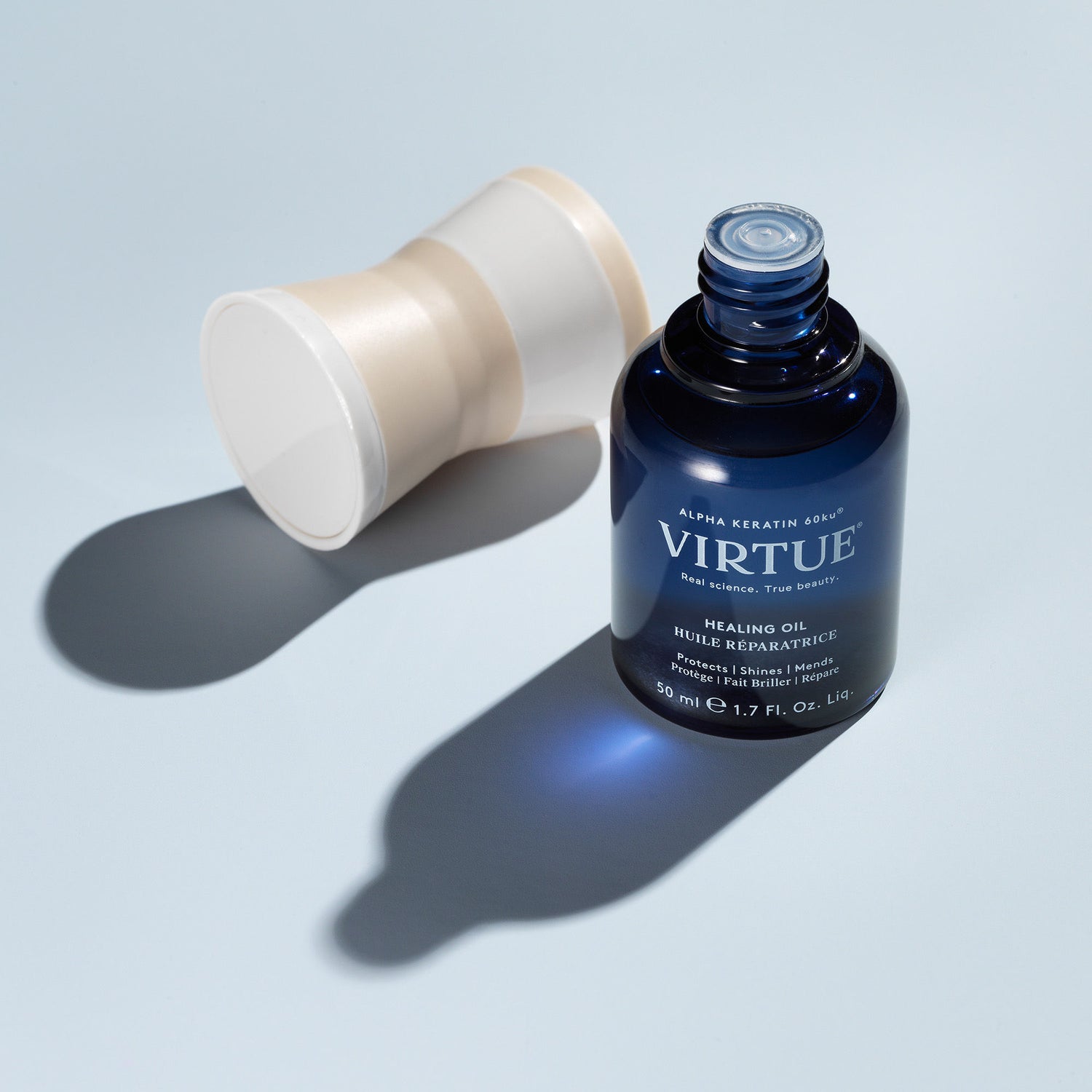 Lifestyle image of Virtue Healing Oil variant: 1.7 fl oz