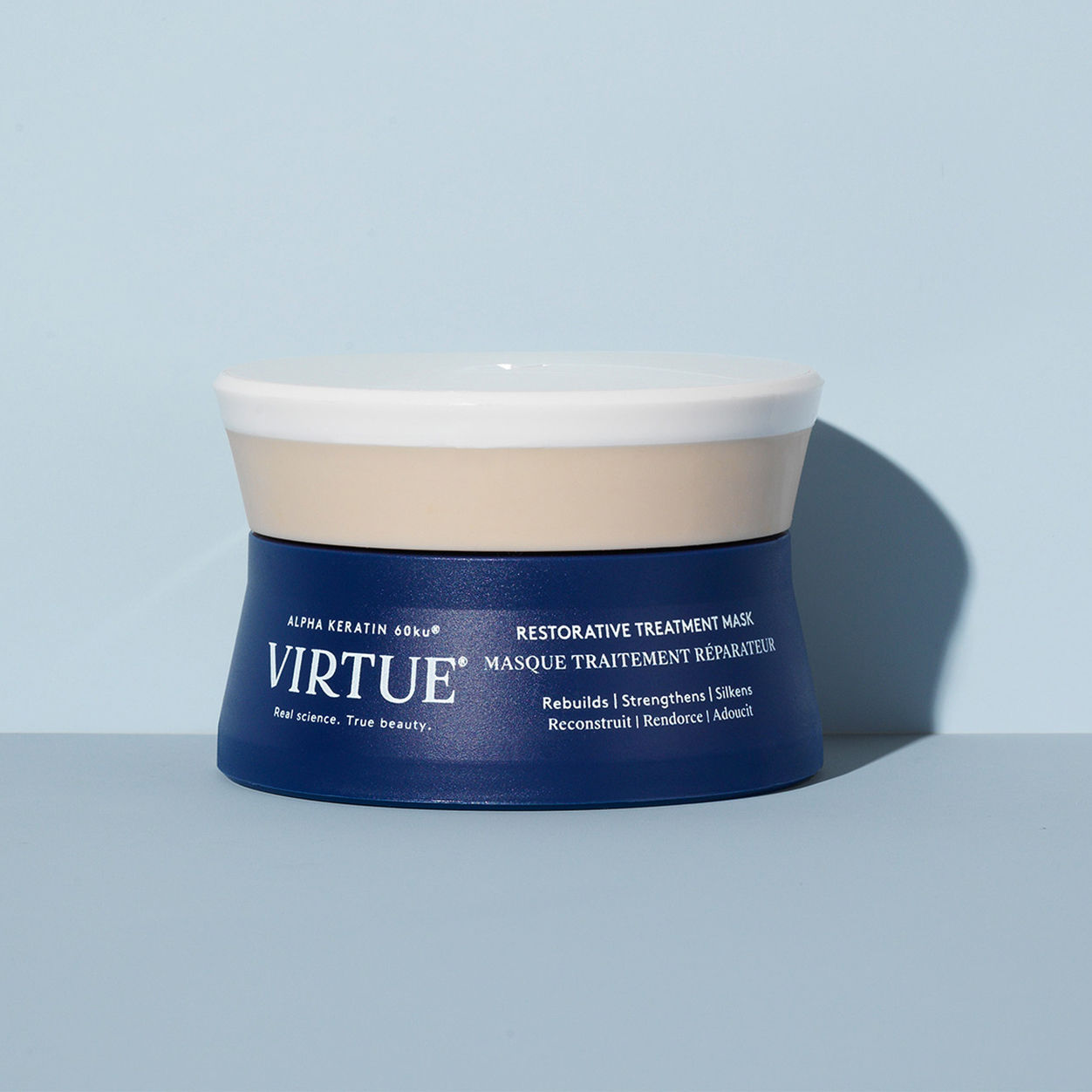 Lifestyle image of Virtue Restorative Treatment Mask variant: 1.7 oz
