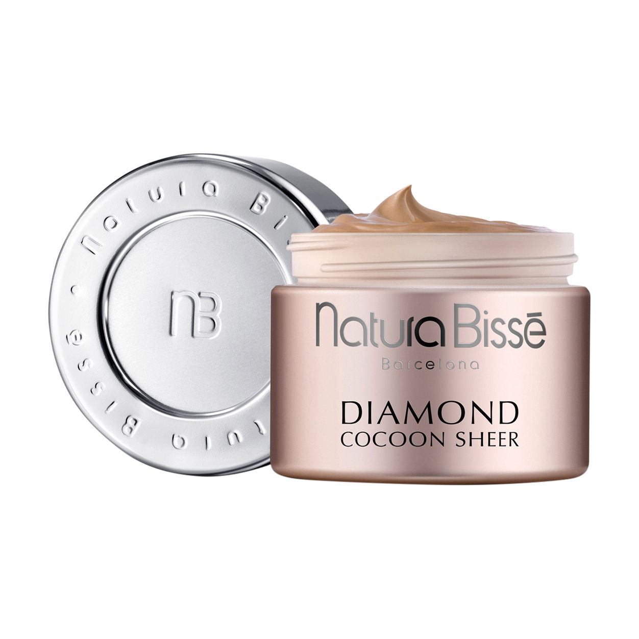 Image of an open Natura Bissé Diamond Cocoon Sheer Cream variant: Medium