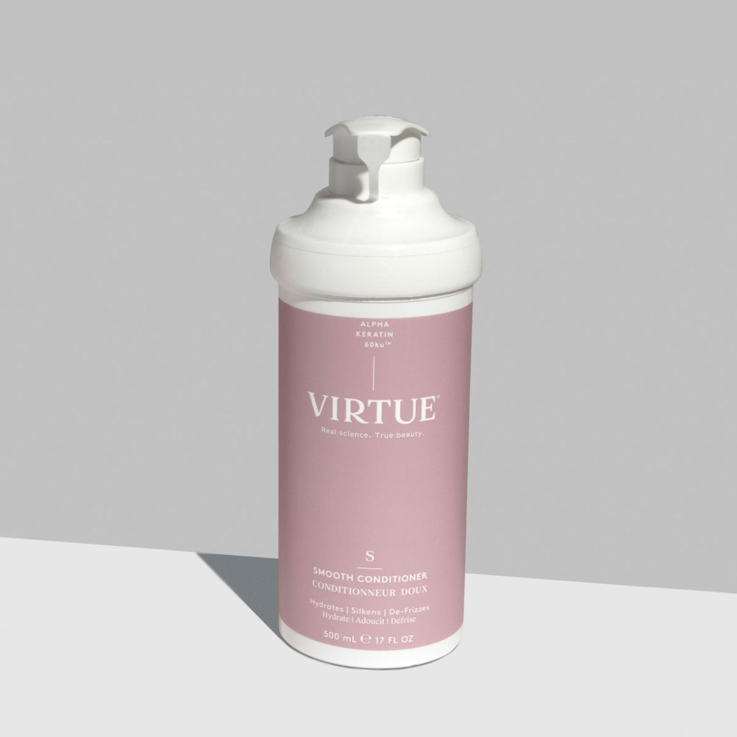 Lifestyle image of Virtue Smooth Conditioner variant: 17 fl oz
