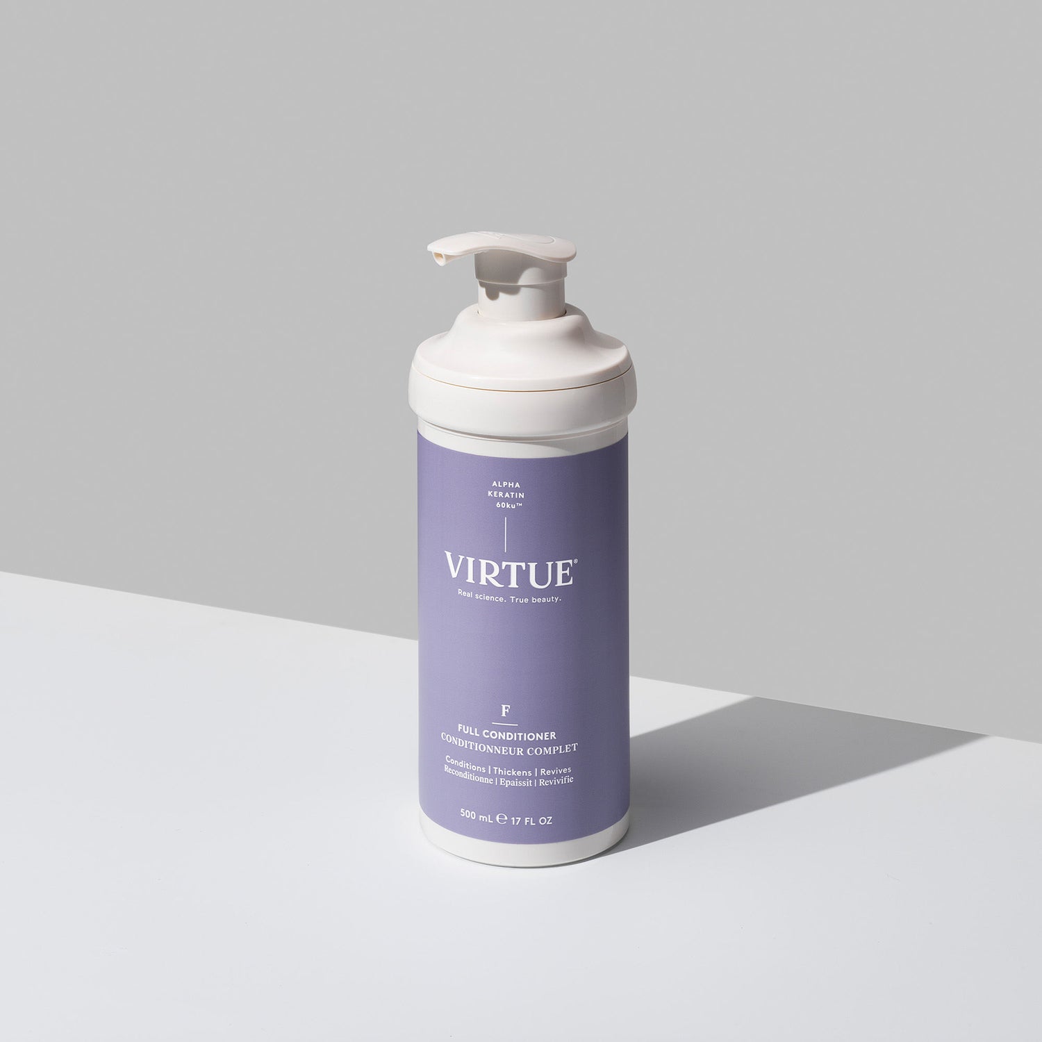 Lifestyle image of Virtue Full Conditioner variant: 17 fl oz