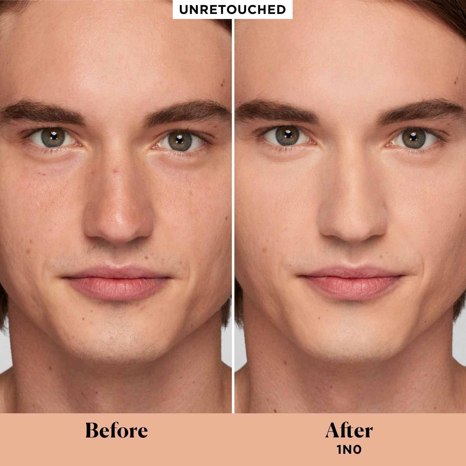 Before and after results of using Laura Mercier Real Flawless Weightless Perfecting Concealer variant: 1N0