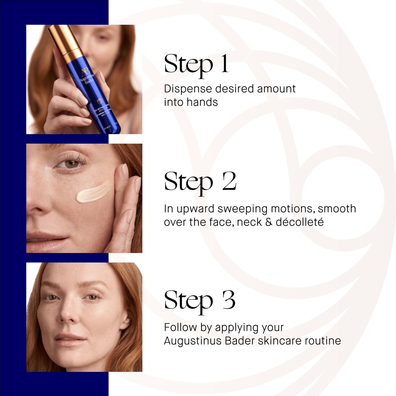 Model image of Augustinus Bader The Retinol Serum variant: 1 oz