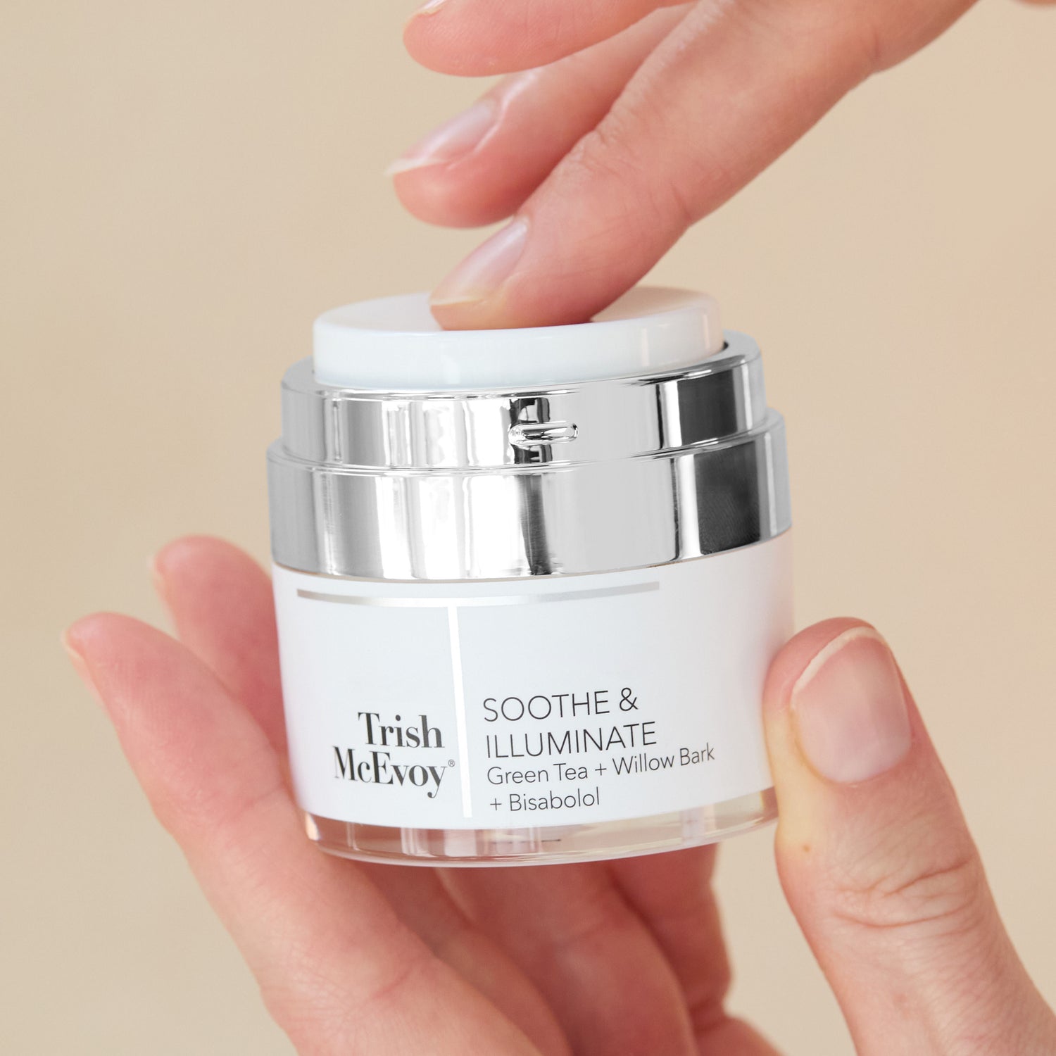 Lifestyle image of Trish McEvoy Beauty Booster Soothe and Illuminate Cream variant: 1 oz
