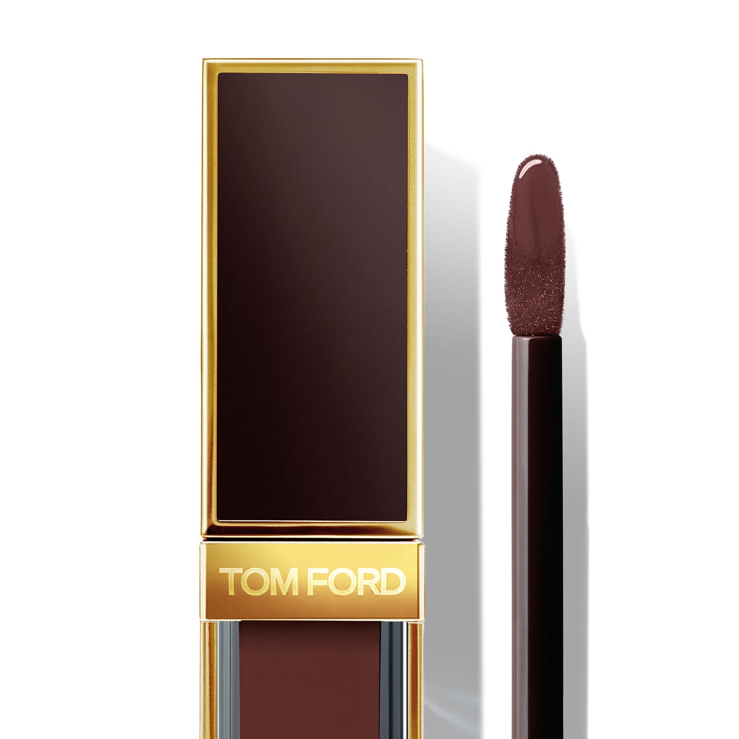 Image of an open Tom Ford Gloss Luxe Lip with Hydrating Jojoba Oil variant: 20 Phantome