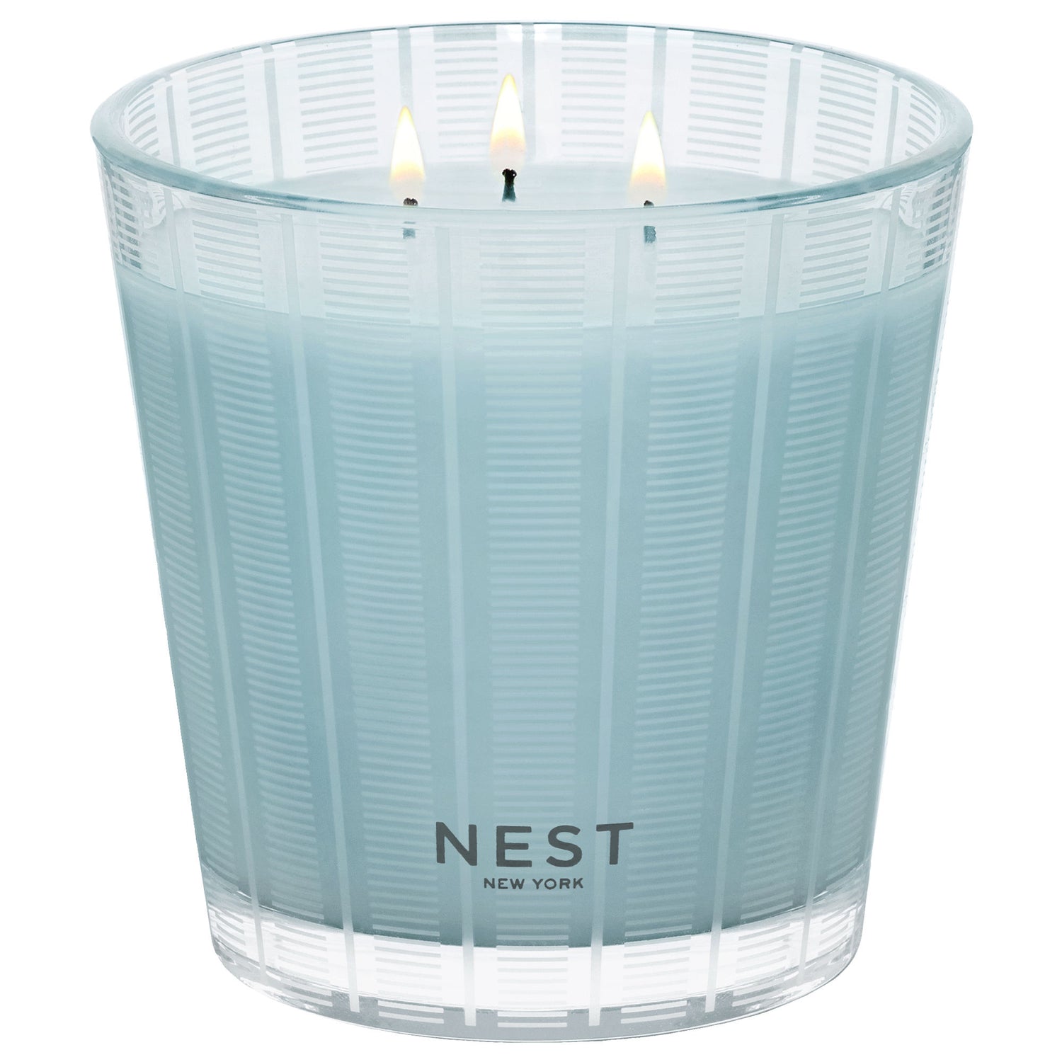 Image of an open Nest Driftwood & Chamomile Candle variant: 21.1 oz (3-Wick)