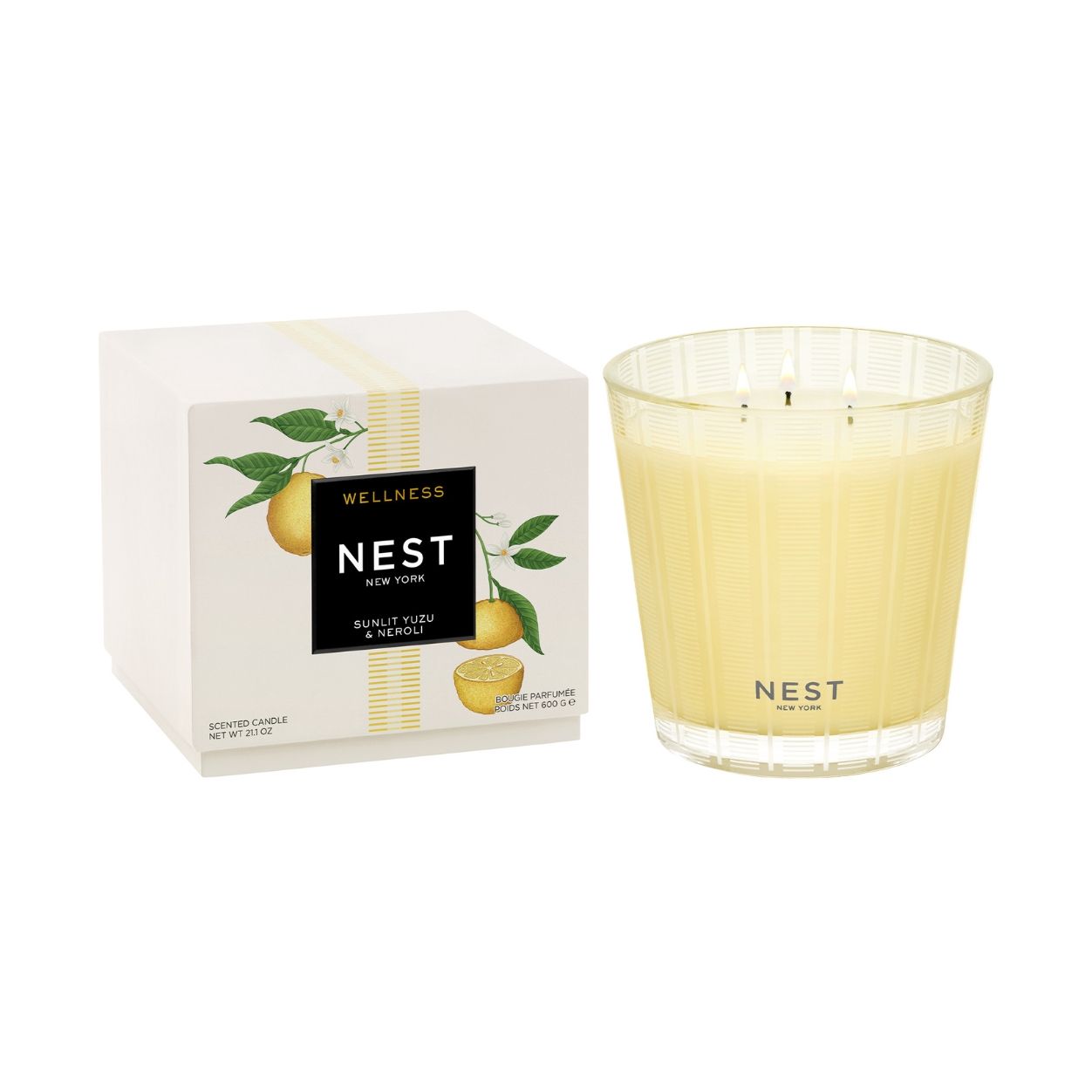 Nest Sunlit Yuzu & Neroli Candle variant: 21.1 oz (3-Wick) main image