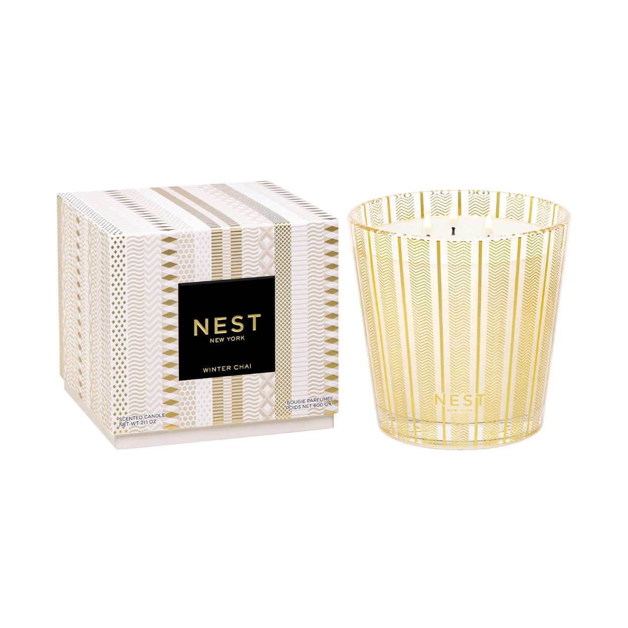 Nest Winter Chai Classic Candle (Limited Edition) variant: 21.1 oz (3-Wick) main image