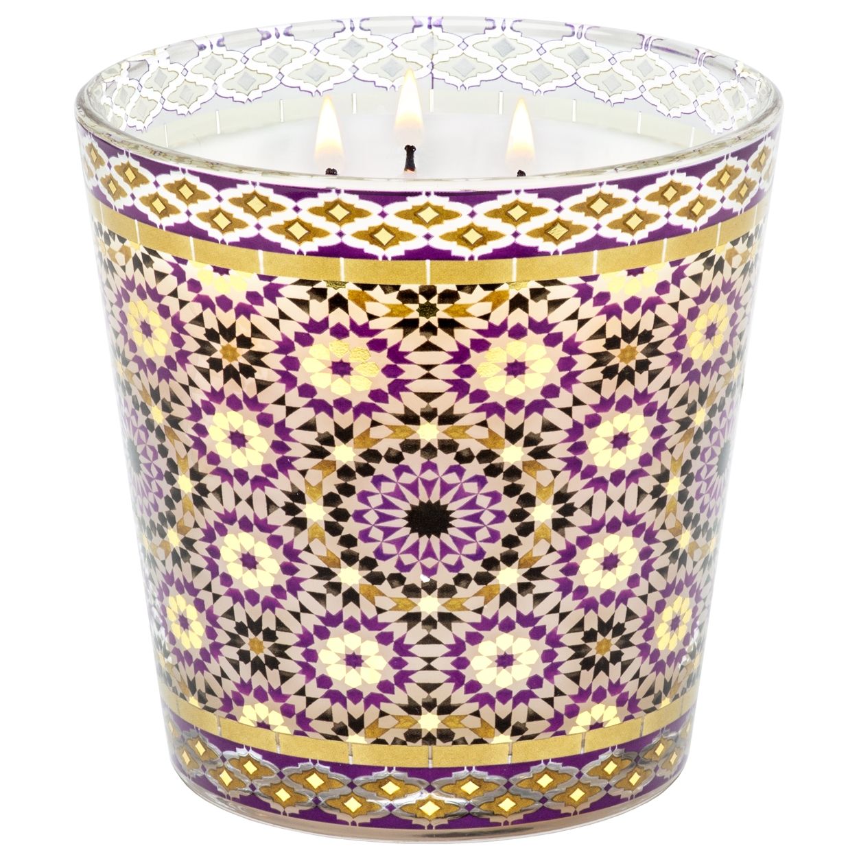 Image of an open Nest Moroccan Amber Specialty Candle variant: 21.2 oz (3-Wick)