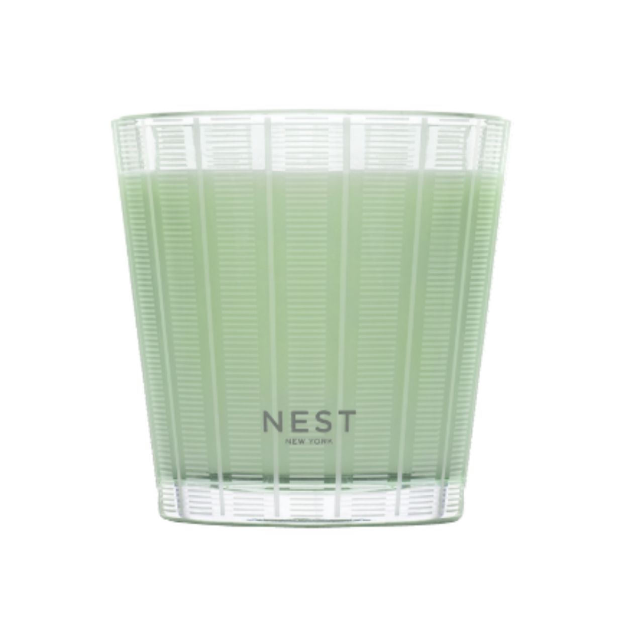 Image of an open Nest Cucumber & White Sage Candle variant: 21.2 oz (3-Wick)